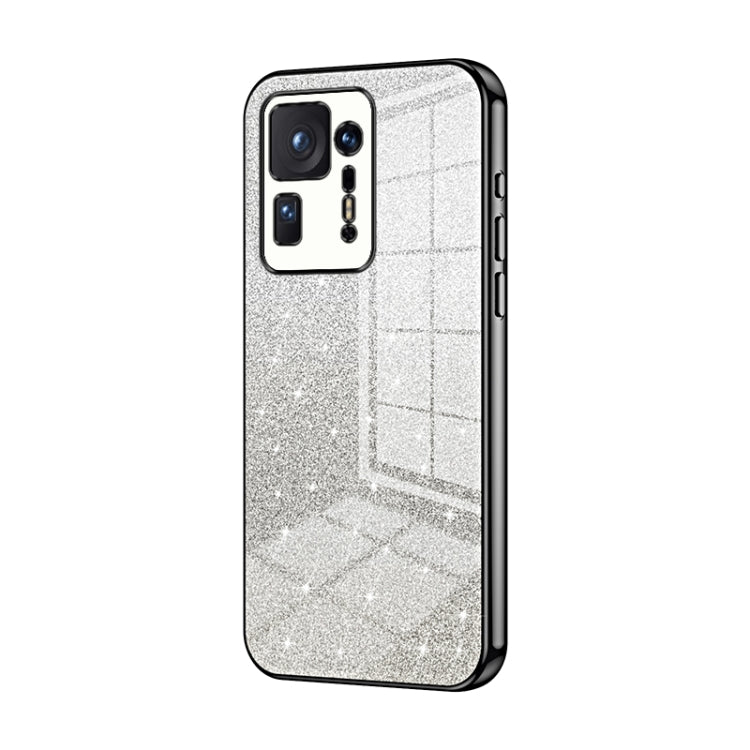 Gradient Glitter Powder Electroplated Phone Case, For Xiaomi Mix 4, For Xiaomi Mi 10S, For Xiaomi Mi 11 Ultra