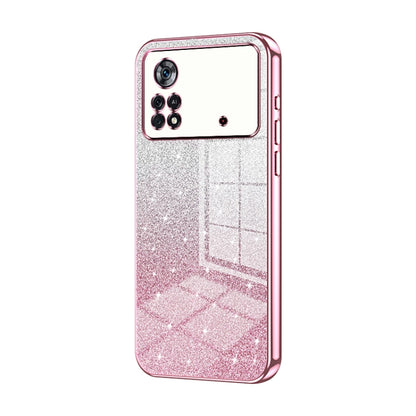 Gradient Glitter Powder Electroplated Phone Case, For Xiaomi Civi / Civi 1S, For Xiaomi Poco M4 Pro, For Xiaomi Poco X4 Pro 5G