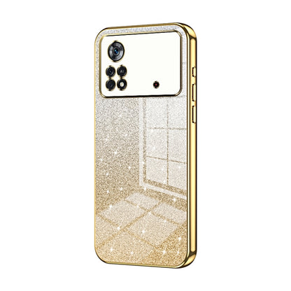 Gradient Glitter Powder Electroplated Phone Case, For Xiaomi Civi / Civi 1S, For Xiaomi Poco M4 Pro, For Xiaomi Poco X4 Pro 5G