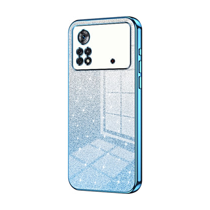 Gradient Glitter Powder Electroplated Phone Case, For Xiaomi Civi / Civi 1S, For Xiaomi Poco M4 Pro, For Xiaomi Poco X4 Pro 5G