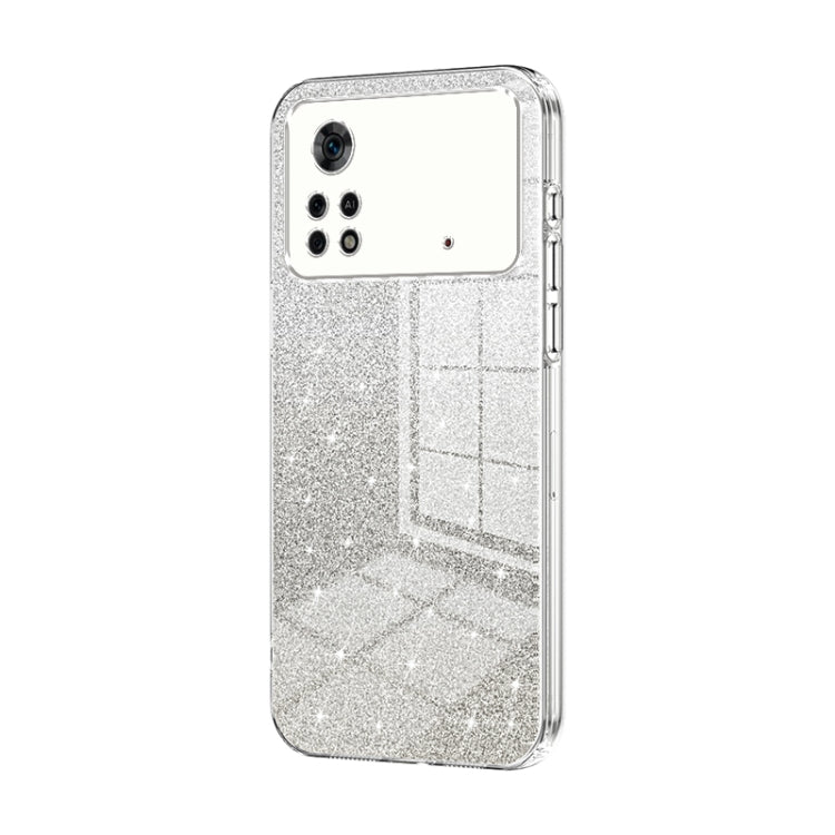 Gradient Glitter Powder Electroplated Phone Case, For Xiaomi Civi / Civi 1S, For Xiaomi Poco M4 Pro, For Xiaomi Poco X4 Pro 5G