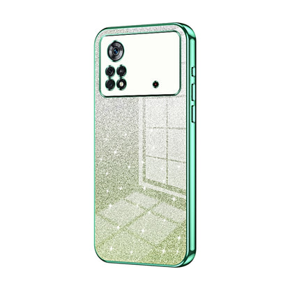 Gradient Glitter Powder Electroplated Phone Case, For Xiaomi Civi / Civi 1S, For Xiaomi Poco M4 Pro, For Xiaomi Poco X4 Pro 5G