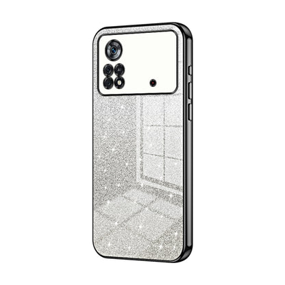 Gradient Glitter Powder Electroplated Phone Case, For Xiaomi Civi / Civi 1S, For Xiaomi Poco M4 Pro, For Xiaomi Poco X4 Pro 5G