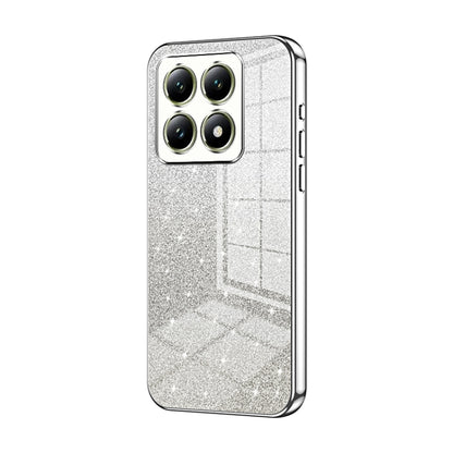 Gradient Glitter Powder Electroplated Phone Case, For Xiaomi 14T, For Xiaomi 14 Ultra, For Xiaomi 14 Pro