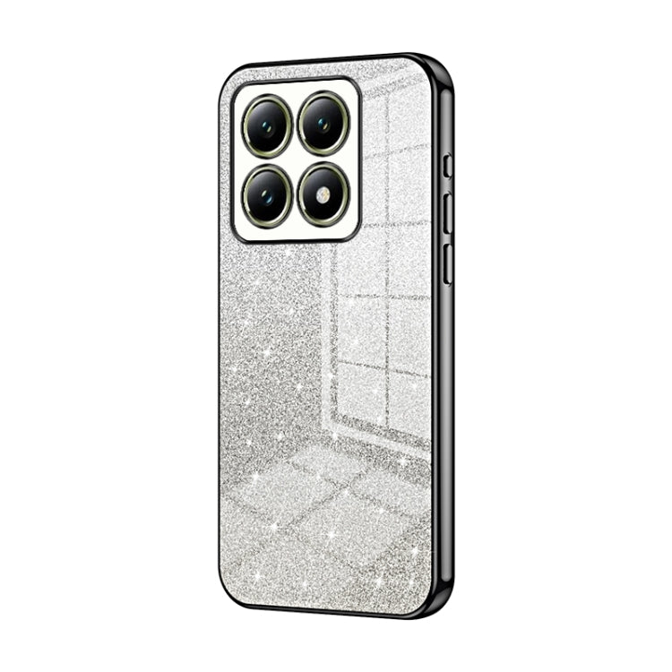 Gradient Glitter Powder Electroplated Phone Case, For Xiaomi 14T, For Xiaomi 14 Ultra, For Xiaomi 14 Pro
