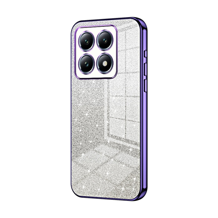 Gradient Glitter Powder Electroplated Phone Case, For Xiaomi 15 Pro, For Xiaomi 15, For Xiaomi 14T Pro