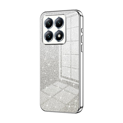 Gradient Glitter Powder Electroplated Phone Case, For Xiaomi 15 Pro, For Xiaomi 15, For Xiaomi 14T Pro