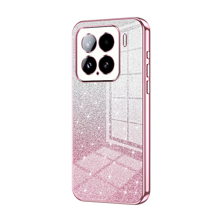 Gradient Glitter Powder Electroplated Phone Case, For Xiaomi 15 Pro, For Xiaomi 15, For Xiaomi 14T Pro