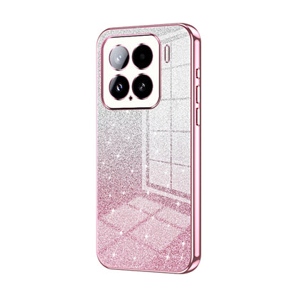 Gradient Glitter Powder Electroplated Phone Case, For Xiaomi 15 Pro, For Xiaomi 15, For Xiaomi 14T Pro