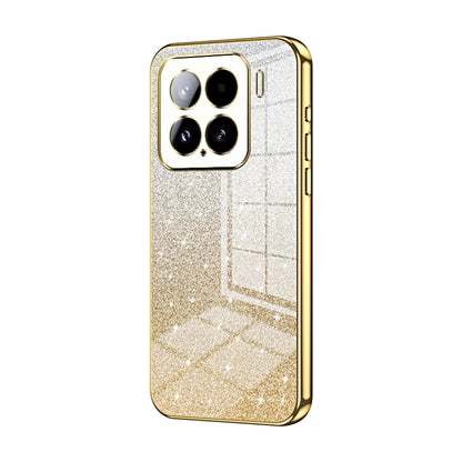 Gradient Glitter Powder Electroplated Phone Case, For Xiaomi 15 Pro, For Xiaomi 15, For Xiaomi 14T Pro