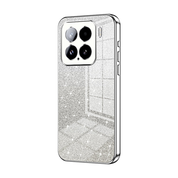 Gradient Glitter Powder Electroplated Phone Case, For Xiaomi 15 Pro, For Xiaomi 15, For Xiaomi 14T Pro