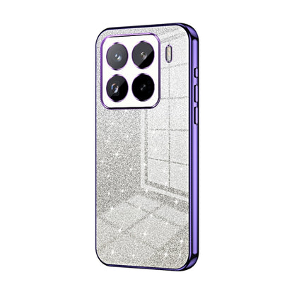 Gradient Glitter Powder Electroplated Phone Case, For Xiaomi 15 Pro, For Xiaomi 15, For Xiaomi 14T Pro