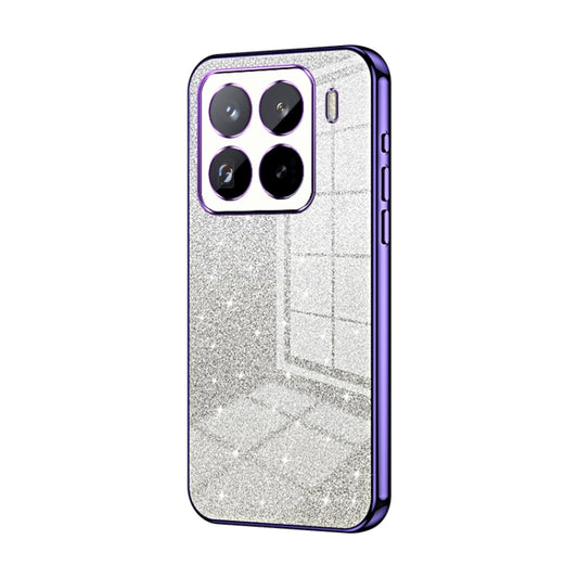 Gradient Glitter Powder Electroplated Phone Case, For Xiaomi 15 Pro, For Xiaomi 15, For Xiaomi 14T Pro