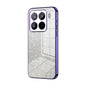Gradient Glitter Powder Electroplated Phone Case, For Xiaomi 15 Pro, For Xiaomi 15, For Xiaomi 14T Pro