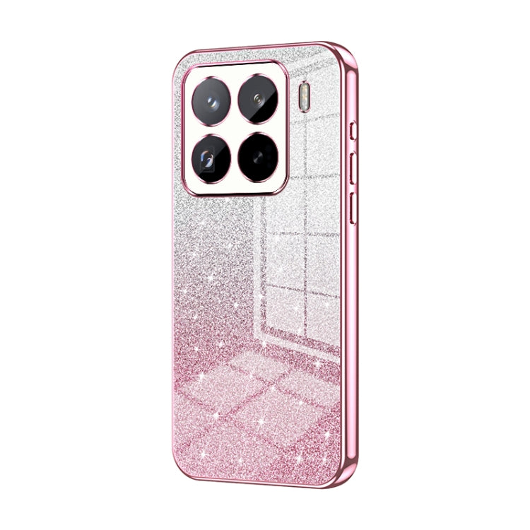 Gradient Glitter Powder Electroplated Phone Case, For Xiaomi 15 Pro, For Xiaomi 15, For Xiaomi 14T Pro