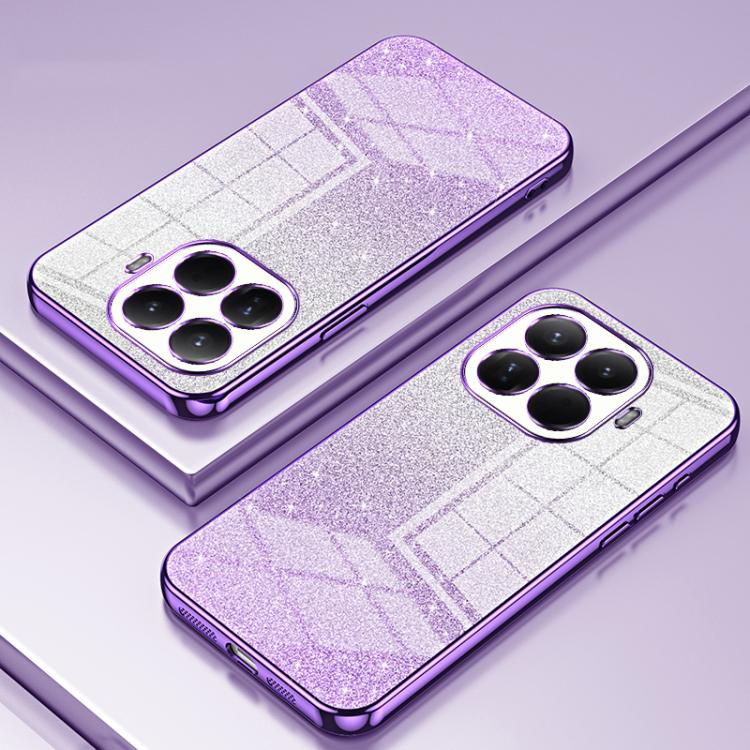 Gradient Glitter Powder Electroplated Phone Case