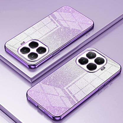 Gradient Glitter Powder Electroplated Phone Case