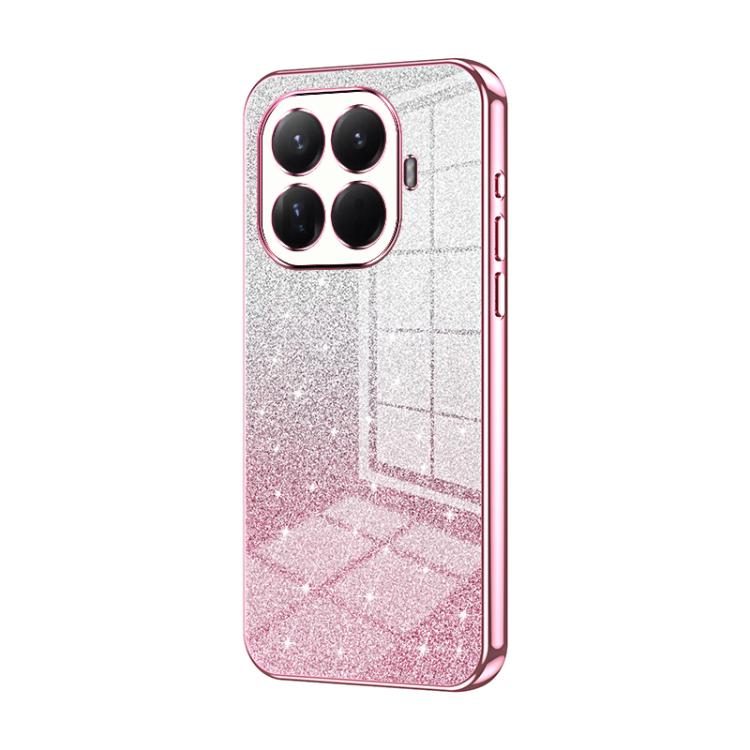 Gradient Glitter Powder Electroplated Phone Case, For Xiaomi 17, For Xiaomi 15T Pro, For Xiaomi 15T
