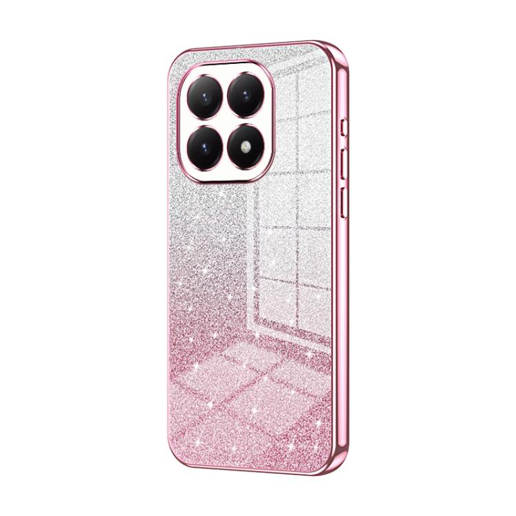 Gradient Glitter Powder Electroplated Phone Case, For Xiaomi 17, For Xiaomi 15T Pro, For Xiaomi 15T