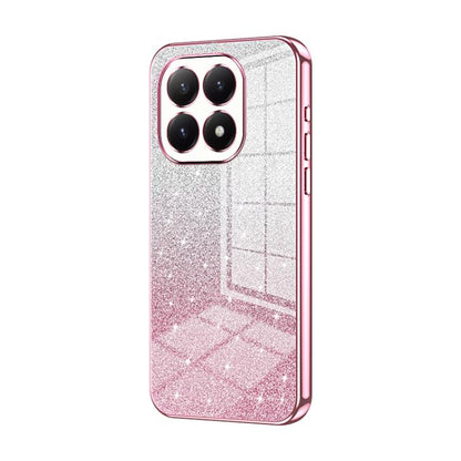Gradient Glitter Powder Electroplated Phone Case, For Xiaomi 17, For Xiaomi 15T Pro, For Xiaomi 15T