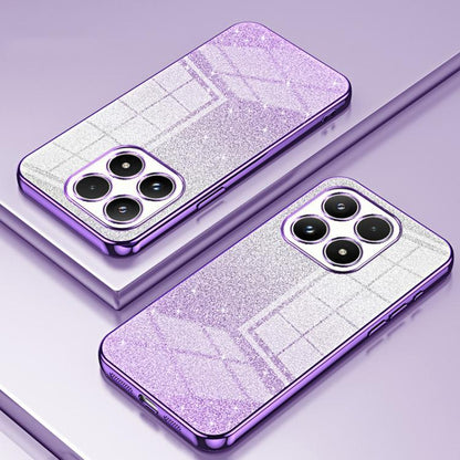 Gradient Glitter Powder Electroplated Phone Case, For Xiaomi 17, For Xiaomi 15T Pro, For Xiaomi 15T