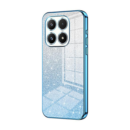 Gradient Glitter Powder Electroplated Phone Case, For Xiaomi 17, For Xiaomi 15T Pro, For Xiaomi 15T