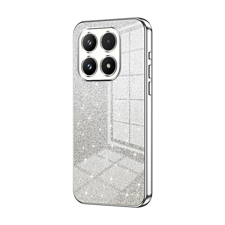 Gradient Glitter Powder Electroplated Phone Case, For Xiaomi 17, For Xiaomi 15T Pro, For Xiaomi 15T