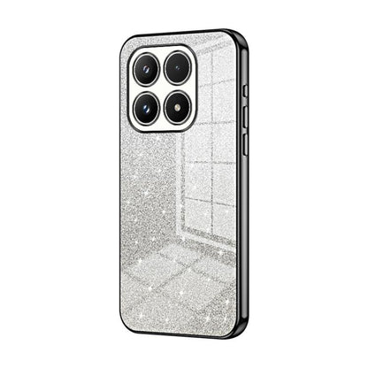 Gradient Glitter Powder Electroplated Phone Case, For Xiaomi 17, For Xiaomi 15T Pro, For Xiaomi 15T