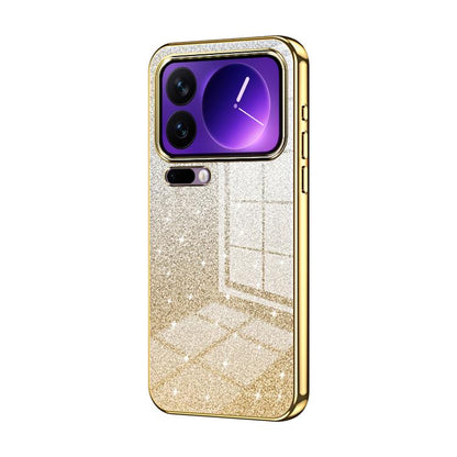 Gradient Glitter Powder Electroplated Phone Case, For Xiaomi 17 Ultra, For Xiaomi 17 Pro Max, For Xiaomi 17 Pro