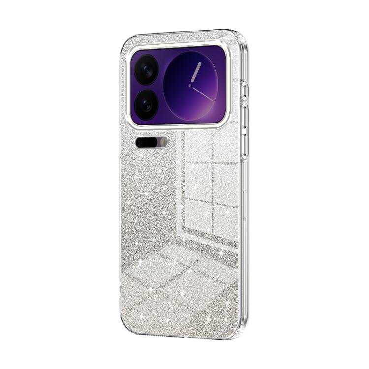 Gradient Glitter Powder Electroplated Phone Case, For Xiaomi 17 Ultra, For Xiaomi 17 Pro Max, For Xiaomi 17 Pro