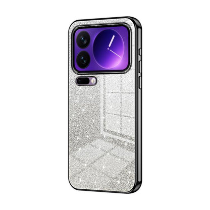 Gradient Glitter Powder Electroplated Phone Case, For Xiaomi 17 Ultra, For Xiaomi 17 Pro Max, For Xiaomi 17 Pro