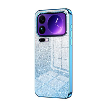 Gradient Glitter Powder Electroplated Phone Case, For Xiaomi 17 Ultra, For Xiaomi 17 Pro Max, For Xiaomi 17 Pro