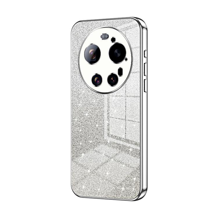 Gradient Glitter Powder Electroplated Phone Case, For Xiaomi 17 Ultra, For Xiaomi 17 Pro Max, For Xiaomi 17 Pro