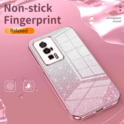 Gradient Glitter Powder Electroplated Phone Case, For Xiaomi Mi 11 Pro, For Xiaomi Mi 11, For Xiaomi Mi 10 Lite 5G