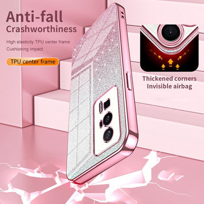 Gradient Glitter Powder Electroplated Phone Case