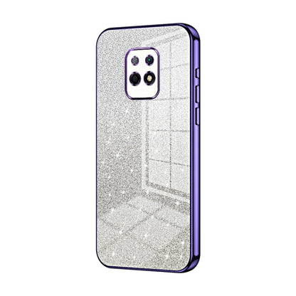 Gradient Glitter Powder Electroplated Phone Case, For Xiaomi Redmi 10X Pro 5G, For Xiaomi Redmi 10X 5G, For Xiaomi Redmi Note 9 / 10X 4G