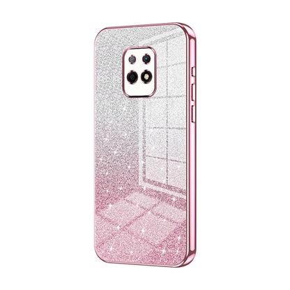 Gradient Glitter Powder Electroplated Phone Case, For Xiaomi Redmi 10X Pro 5G, For Xiaomi Redmi 10X 5G, For Xiaomi Redmi Note 9 / 10X 4G