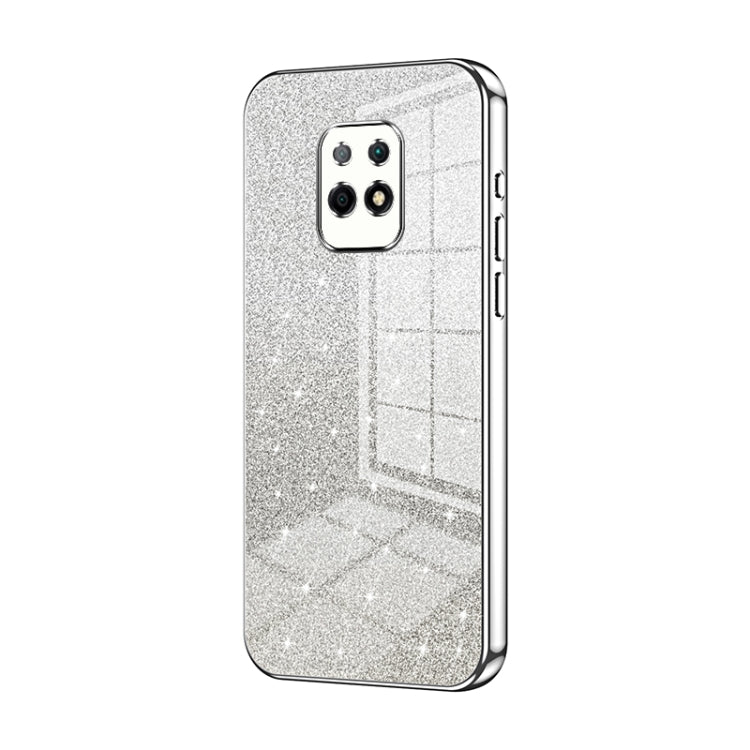 Gradient Glitter Powder Electroplated Phone Case, For Xiaomi Redmi 10X Pro 5G, For Xiaomi Redmi 10X 5G, For Xiaomi Redmi Note 9 / 10X 4G