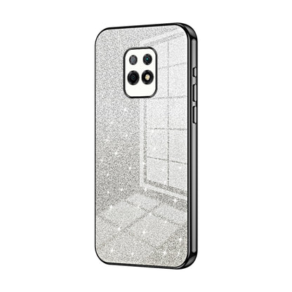 Gradient Glitter Powder Electroplated Phone Case, For Xiaomi Redmi 10X Pro 5G, For Xiaomi Redmi 10X 5G, For Xiaomi Redmi Note 9 / 10X 4G