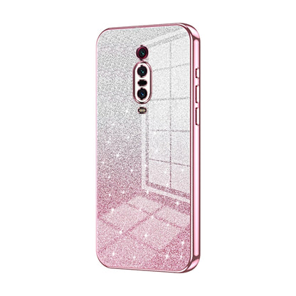 Gradient Glitter Powder Electroplated Phone Case