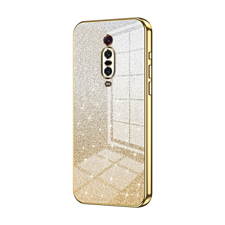 Gradient Glitter Powder Electroplated Phone Case