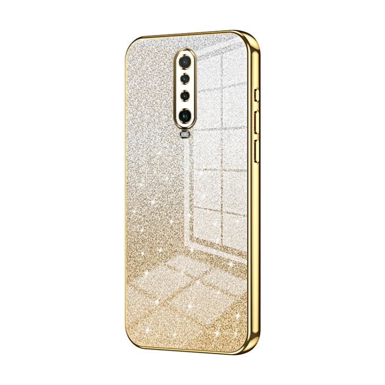 Gradient Glitter Powder Electroplated Phone Case, For Xiaomi Redmi K30S / Mi 10T Pro 5G, For Xiaomi Redmi K30 Pro / K30 Ultra, For Xiaomi Redmi K30 / K30 5G