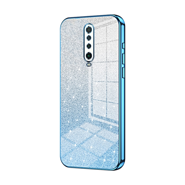 Gradient Glitter Powder Electroplated Phone Case, For Xiaomi Redmi K30S / Mi 10T Pro 5G, For Xiaomi Redmi K30 Pro / K30 Ultra, For Xiaomi Redmi K30 / K30 5G
