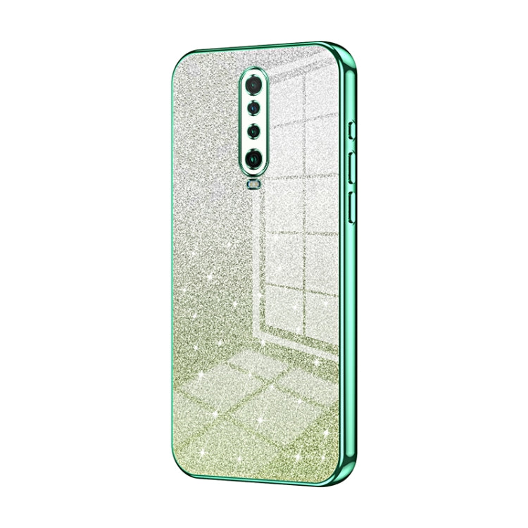 Gradient Glitter Powder Electroplated Phone Case, For Xiaomi Redmi K30S / Mi 10T Pro 5G, For Xiaomi Redmi K30 Pro / K30 Ultra, For Xiaomi Redmi K30 / K30 5G