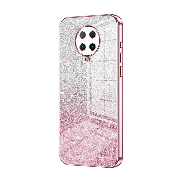 Gradient Glitter Powder Electroplated Phone Case