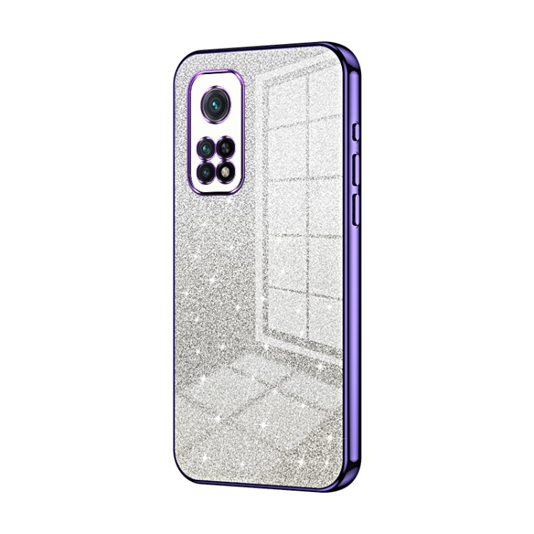 Gradient Glitter Powder Electroplated Phone Case, For Xiaomi Redmi K30S / Mi 10T Pro 5G, For Xiaomi Redmi K30 Pro / K30 Ultra, For Xiaomi Redmi K30 / K30 5G