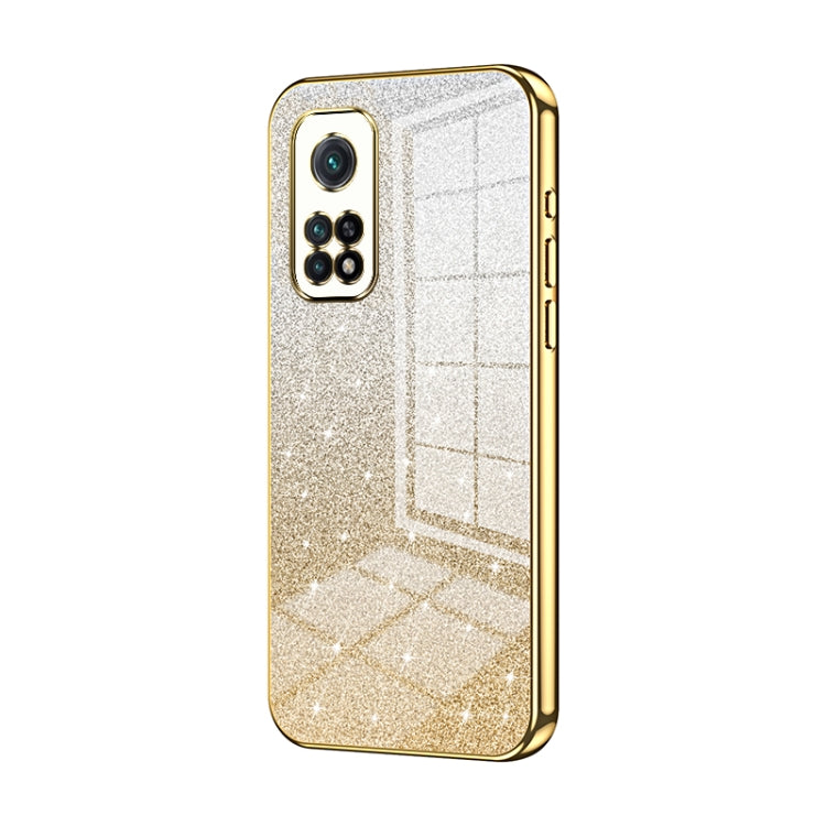 Gradient Glitter Powder Electroplated Phone Case, For Xiaomi Redmi K30S / Mi 10T Pro 5G, For Xiaomi Redmi K30 Pro / K30 Ultra, For Xiaomi Redmi K30 / K30 5G