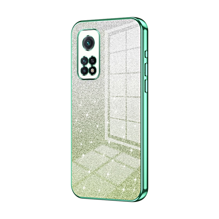 Gradient Glitter Powder Electroplated Phone Case, For Xiaomi Redmi K30S / Mi 10T Pro 5G, For Xiaomi Redmi K30 Pro / K30 Ultra, For Xiaomi Redmi K30 / K30 5G