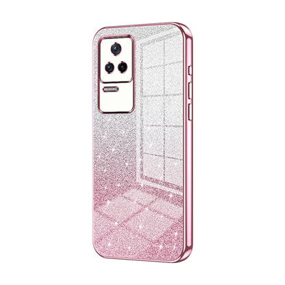 Gradient Glitter Powder Electroplated Phone Case, For Xiaomi Redmi Note 10/Note 10S, For Xiaomi Redmi Note 11 Global / Note 11S, For Xiaomi Redmi K40S / Poco F4