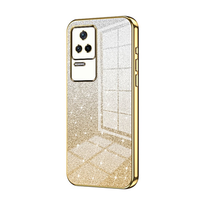 Gradient Glitter Powder Electroplated Phone Case, For Xiaomi Redmi Note 10/Note 10S, For Xiaomi Redmi Note 11 Global / Note 11S, For Xiaomi Redmi K40S / Poco F4
